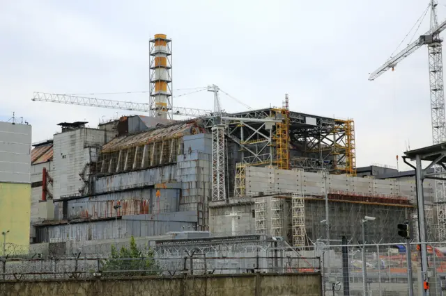 Reactor No. 4 of Chernobyl nuclear power plant