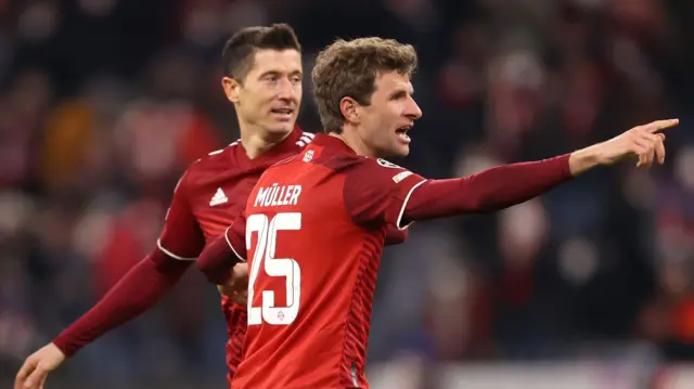 Robert Lewandowski and Thomas Muller