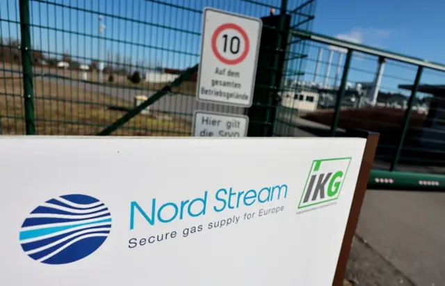 Landfall facilities of the Nord Stream 1 gas pipeline in Lubmin, Germany