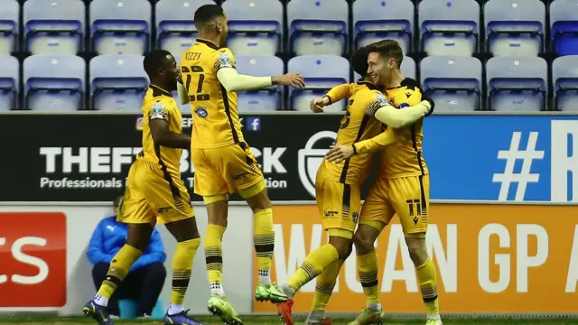 Sutton celebrate goal