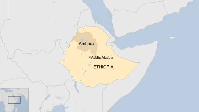 Map of Ethiopia