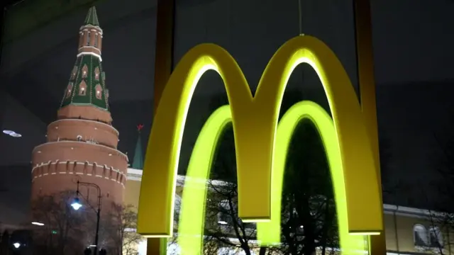 McDonald's logo in Moscow