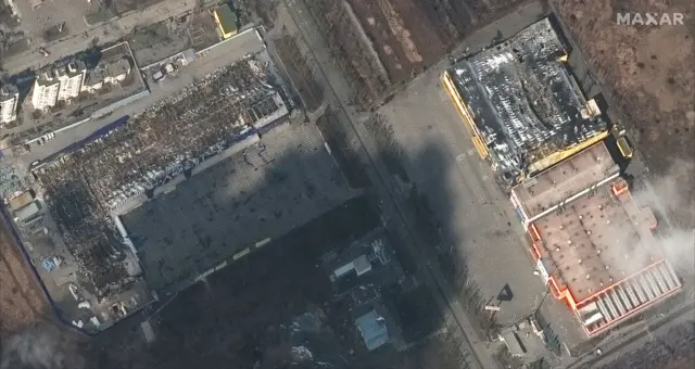 Satellite images of Mariupol after Russia's invasion of Ukraine