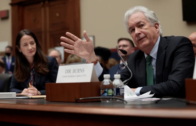 CIA chief William Burns at a congressional hearing in Washington DC. Photo: 8 March 2022