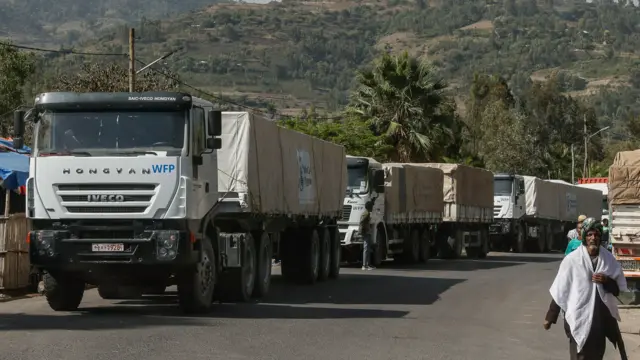 WFP convoy in Ethiopia