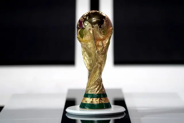 The Fifa World Cup trophy