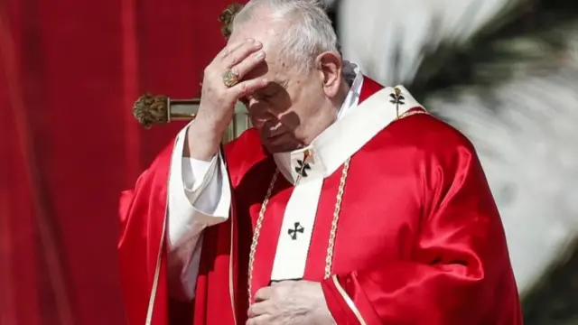 Pope Francis celebrates Palm Sunday Mass in Saint Peter's Square, Vatican City, 10 April 2022