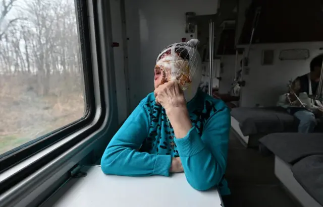 MSF plans to send the train east for more patients as soon as Sunday night