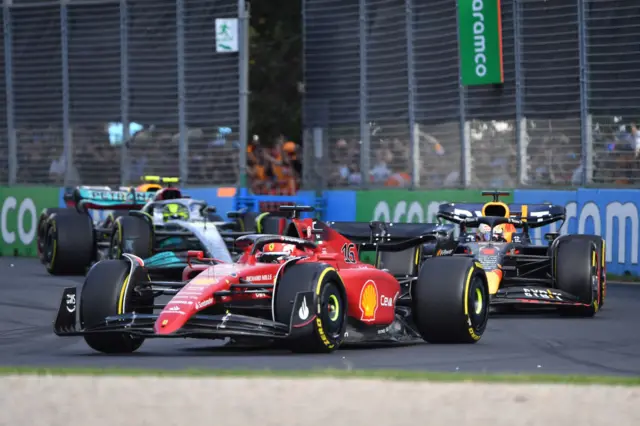 Leclerc and Verstappen