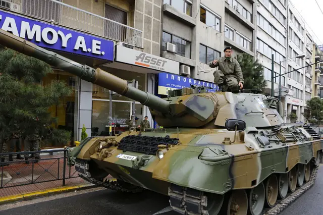 A Leopard 1 Tank