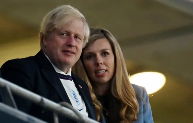 Boris and Carrie Johnson