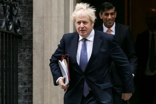 Boris Johnson and Rishi Sunak