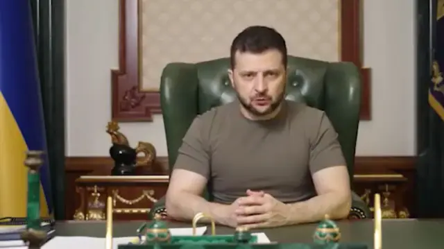 Zelensky says Russian forces have suffered "irreparable losses" in their invasion of Ukraine.