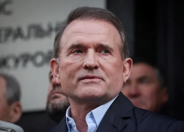 Pro-Russian politician Viktor Medvedchuk,