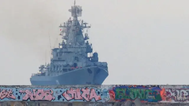 The Russian navy's Moskva warship