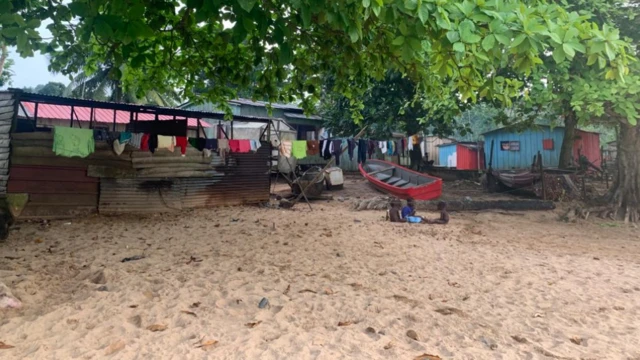 Praia das Burras in Principé