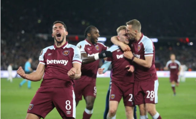 West Ham celebrate