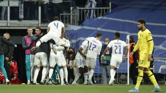 Real Madrid celebrate