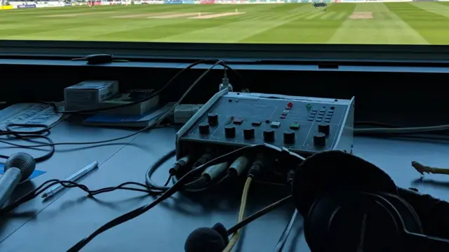 BBC commentary box