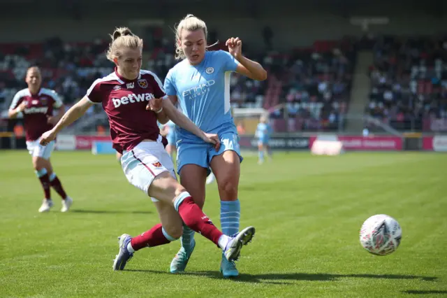 Kate Longhurst, Lauren Hemp, West Ham, Man City, Women's FA Cup