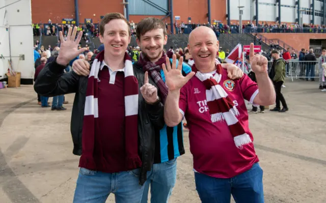 Hearts fans