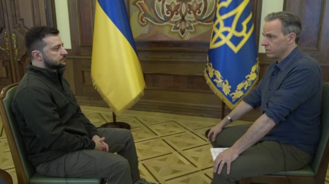 Zelensky made the remarks in an interview with CNN