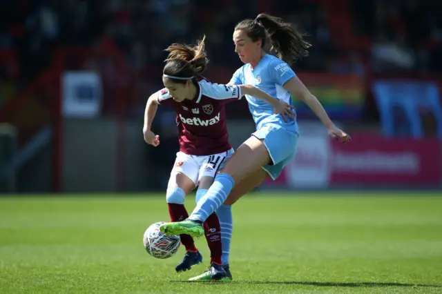 Yui Hasegawa, Caroline Weir, West Ham, Man City, Women's FA Cup