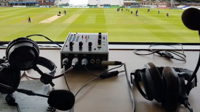 BBC commentary box