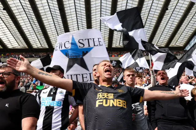 Newcastle fans