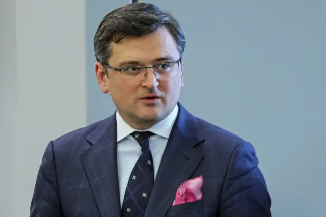 Ukrainian Foreign Minister Dmytro Kuleba