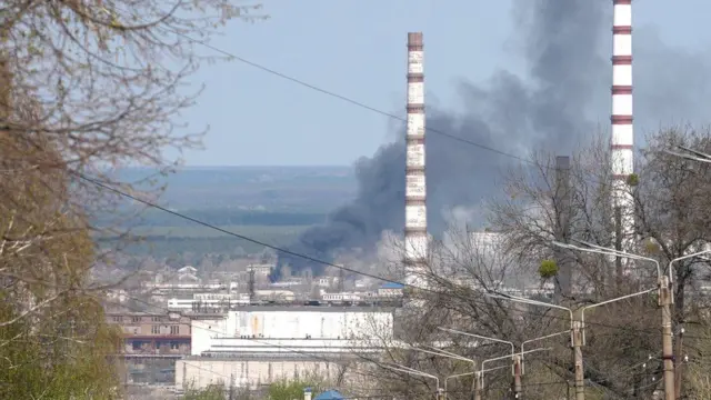 Most of Sviatohirsk's residents have fled the town