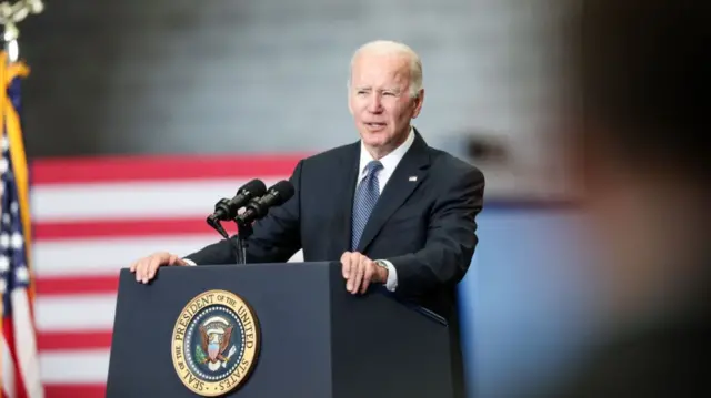 Biden speaking