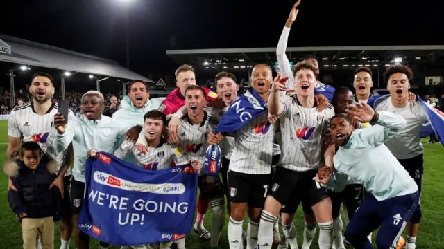 Fulham celebrate