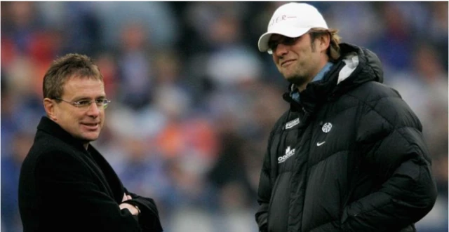 Ralf Rangnick and Jurgen Klopp