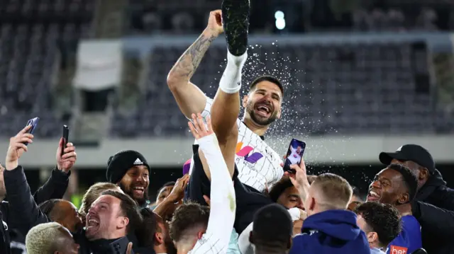 Fulham celebrate