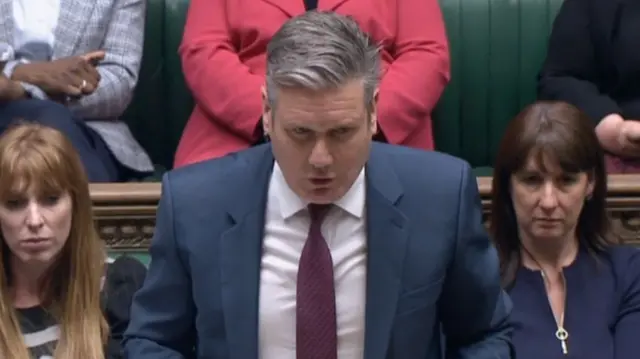 Sir Keir Starmer at the despatch box