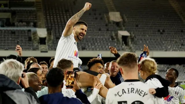 Fulham celebrate