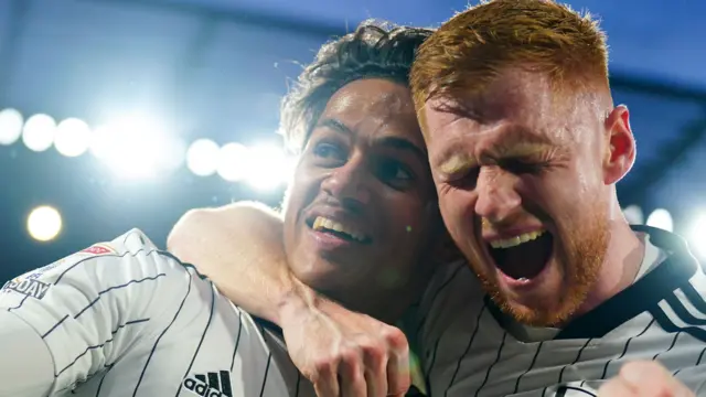 Fulham celebrate