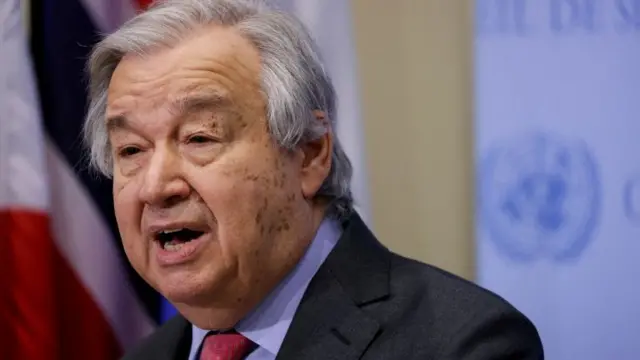 The United Nations Secretary General, Antonio Guterres