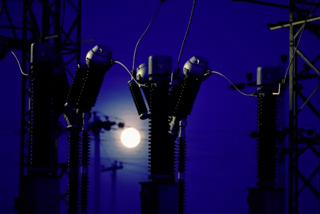 Stock image of electricity power plant