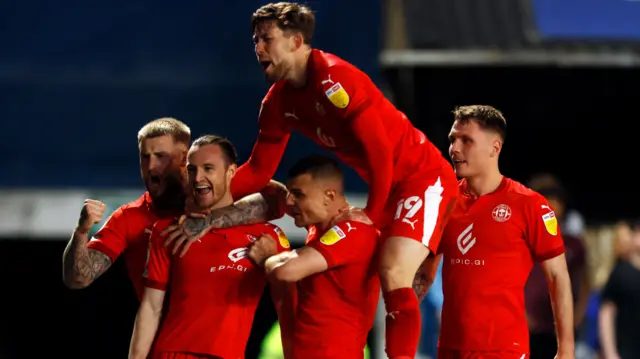 Wigan celebrate