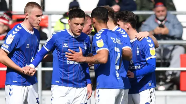 Oldham celebrate