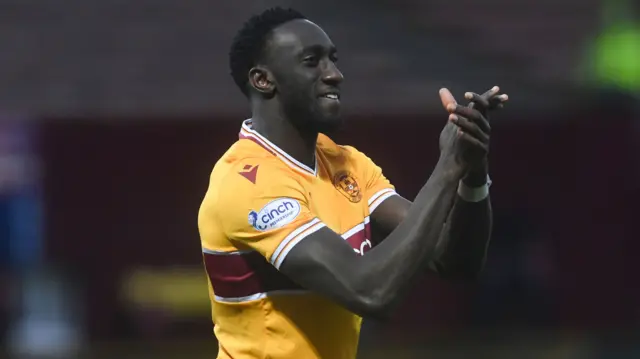 Bevis Mugabi hasn't featured in the league since Motherwell's 2-2 draw with Rangers in February