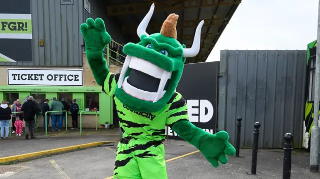 Forest Green mascot