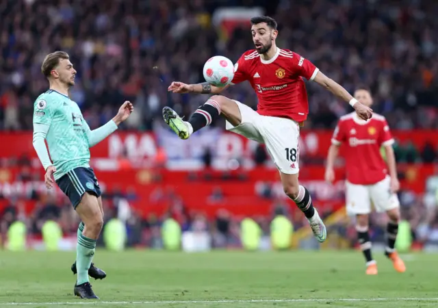 Manchester United, Leicester City, Bruno Fernandes