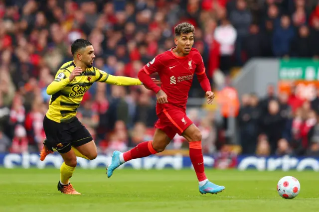 Liverpool, Watford, Roberto Firmino, Imran Louza, Anfield, Premier League