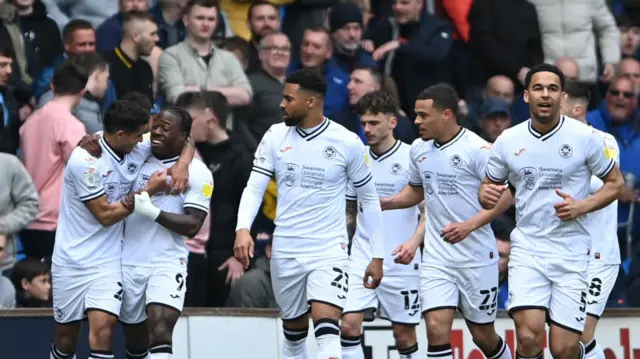 Swansea celebrate