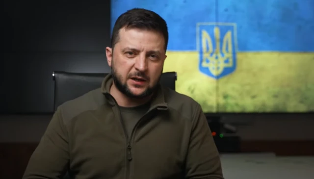 Ukrainian President Volodymyr Zelensky. Photo: 2 April 2022