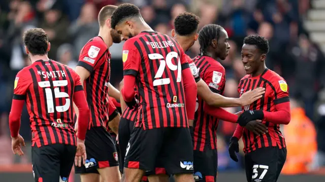 Bournemouth celebrate