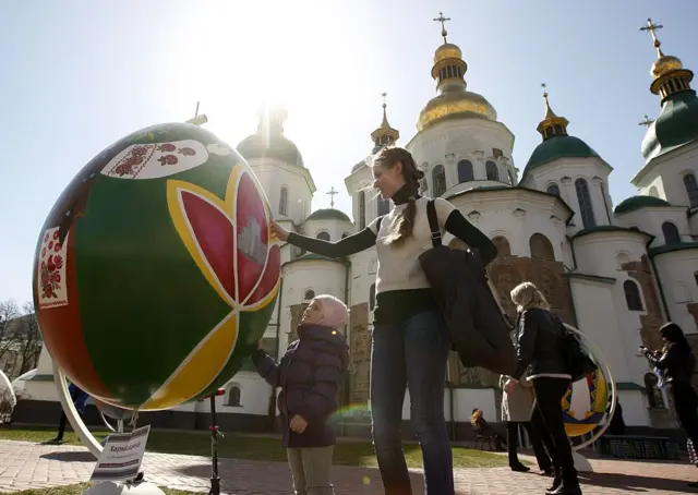 St Sophia's Cathedral in Kyiv is a Unesco cultural heritage site